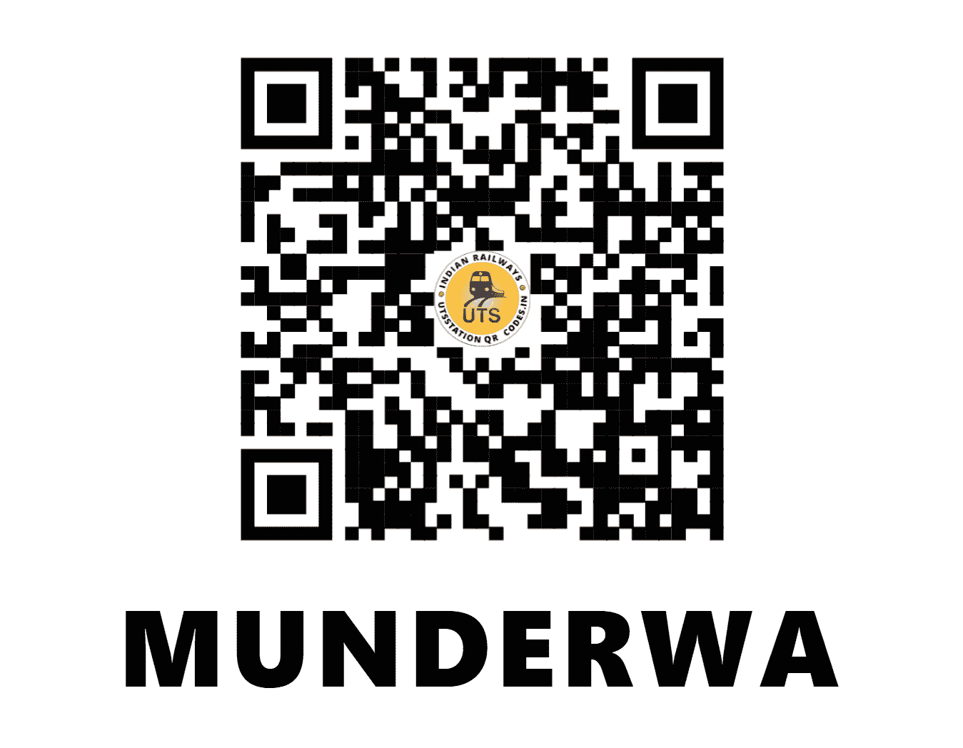 UTS QR Code for MUNDERWA - MND - NE (UTTAR PRADESH)